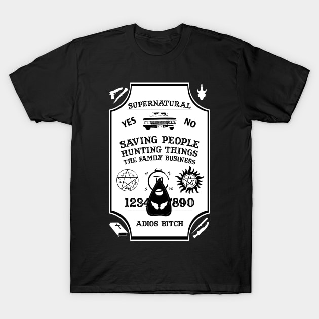 Supernatural Ouija T-Shirt by kkotstore